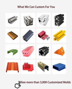 74X85 500 Tấn Được Sử Dụng 600Mm 4545 <span class=keywords><strong>6105</strong></span> 4040 40Mm 600Mm Nhôm Ván Khuôn Bán Kính Nhôm Đùn - Product Image 6