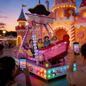 Venta de Barco Pirata Real Ecológico y Seguro de Fábrica con 30 Años de Experiencia, Equipo de Parque de Atracciones para Museo - Product Image 3