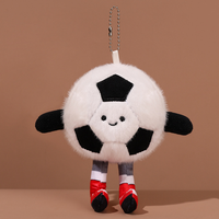 Vente chaude mignon en peluche balle de sport dessin animé haltère Fitness poupée sac accessoires suspendus porte-clés personnalisé pendentif peluche jouet