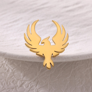 Broche en acier inoxydable avec nouvel emblème de la Syrie, aigle, pour les occasions spéciales, bijoux syriens - Product Image 2