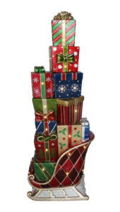 Sleigh with Gifts and LED <b>Lights</b> - Product Image 2