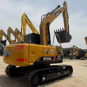 Sử dụng thủy lực máy xúc Sany 135 máy xúc thứ hai tay 13ton Digger để bán - Product Image 1
