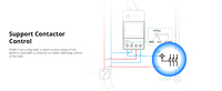 Compteur d'énergie intelligent Aismartlink Sonoff POWCT : surveillance de l'énergie, protection contre les surcharges, écran LCD, fonctionne avec Alexa/Google Home