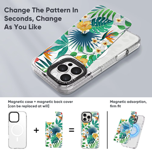 Magic <strong>case</strong> Custom Design and Pattern Magnetic Phone <strong>Case</strong> for iPhone 15 16 17 Pro Max 3D UV Print <strong>Sublimation</strong> 3D Relief Printed - Product Image 6