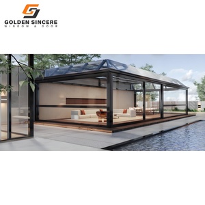 Sala de Cristal Rectangular GS con Estructura de Aluminio con Recubrimiento en Polvo para Relajación al Aire Libre - Product Image 1