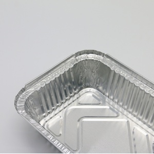 Salad Fruit BBQ Rectangular Aluminum <b>Foil</b> Food <b>Container</b> Takeaway <b>Foil</b> Food - Product Image 4