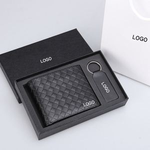 Regalos Corporativos de Lujo, Juego de Artículos de Cartera <span class=keywords><strong>para</strong></span> Hombre, Regalos Promocionales, Llavero, Juego de Regalos - Product Image 4