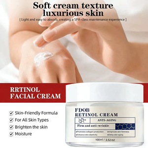 Crème hydratante anti-rides au rétinol naturel 100g, pour la régénération de la peau, la réduction des rides, le lifting et une meilleure élasticité - Product Image 4