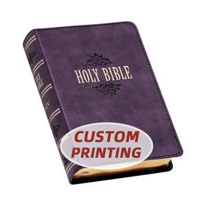 Impresion de Biblia Tapa Dura Personalizada con Cinta Marcadora y Laminado Mate para Estudiantes de Escuela Dominical Proveedor - Product Image 1