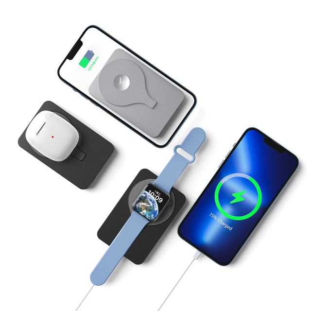 Trending Magnetic Wireless Charging  Battery Pack Magnetic Wireless Power Bank 10000mah ultra Slim Wireless Power Bank