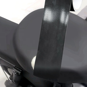 Ruban de réparation en cuir noir, adhésif à base de tissu, haute adhérence, pour coussins de sièges de véhicules électriques, chaises en cuir et canapés - Product Image 3