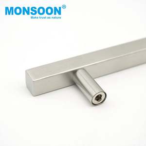 Nouvelle conception de poignées en acier inoxydable en forme de T pour portes intérieures et tiroirs, pour armoires, placards, commodes, armoires de cuisine - Product Image 5