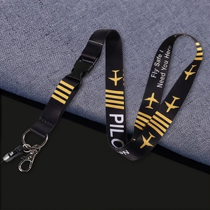 Customized Promotional Blank Wrist Lanyard Id Card Holder Keychain Nylon Anime Mobile Phone Custom Polyester Lanyards With Logo