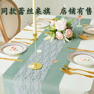 <span class=keywords><strong>Nappe</strong></span> de table moderne en polyester blanc, rouleau de 11 pouces x 10 pieds, pour banquet - Product Image 5