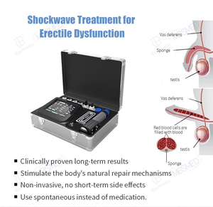 Máquina portátil de fisioterapia con ondas de choque ESWT, terapia profesional con ondas de choque ED para la disfunción eréctil - Product Image 6
