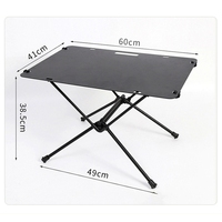 Pied de table de pique-nique IGT moderne pliable pour camping, pieds de table en métal et aluminium ultralégers portables réglables en hauteur pour l'extérieur