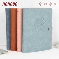 FAIBLE QUANTITÉ MINIMALE DE COMMANDE A4 Taille Anneau Liant Dossiers Personnalisé Logo de Feuilles mobiles 60 Clair Sacs Disponibles