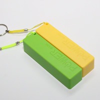 Batterie externe portable 2600 mAh, chargeur 5V 1A, format de poche, station d'alimentation 1200 mAh