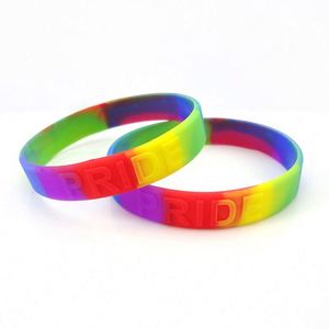 Eco Friendly Soft Silicone Wristband Custom Logo Printed Rubber <b>Bracelet</b> for Business Gift Advertising Campaign - Product Image 4