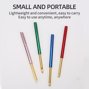 JP taşınabilir Poking kalem paslanmaz çelik kanca aracı Diy kurcalamak yün Warnrick iğne renkli kolu yumruk pilot kalem - Product Image 4
