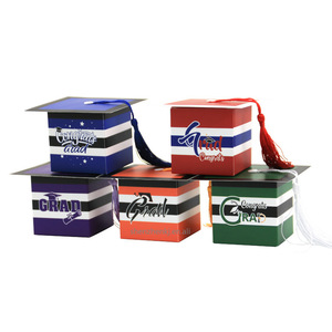 Graduation Decorations Congrats Grad Graduation Cap Candy Favor Box Gift Box for Graduation Party Favors Decoration