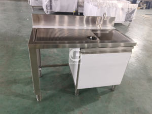 Comptoir de préparation de bubble tea avec éclairage bleu - Product Image 5