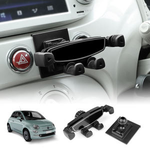 Support de téléphone portable pour voiture <span class=keywords><strong>Fiat</strong></span> <span class=keywords><strong>500</strong></span> 2008-<span class=keywords><strong>2023</strong></span> Abarth 595 2012-2019 Support de téléphone par gravité 2020 <span class=keywords><strong>2023</strong></span> Accessoire intérieur - Product Image 3