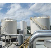 200-50000m3 grand réservoir de stockage de liquide cryogénique à fond plat pour Lin/GNL/Lox/Lpg/Lar/Lnh3
