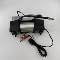 Compresseur d'air numérique sans fil 12V léger pour voiture, avec lumière d'urgence, moniteur de pression des pneus, pompe de gonflage double cylindre en aluminium