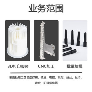 Modèle d'engrenage en plastique imprimé en 3D Pony, pièce de prototypage rapide personnalisée - Product Image 2