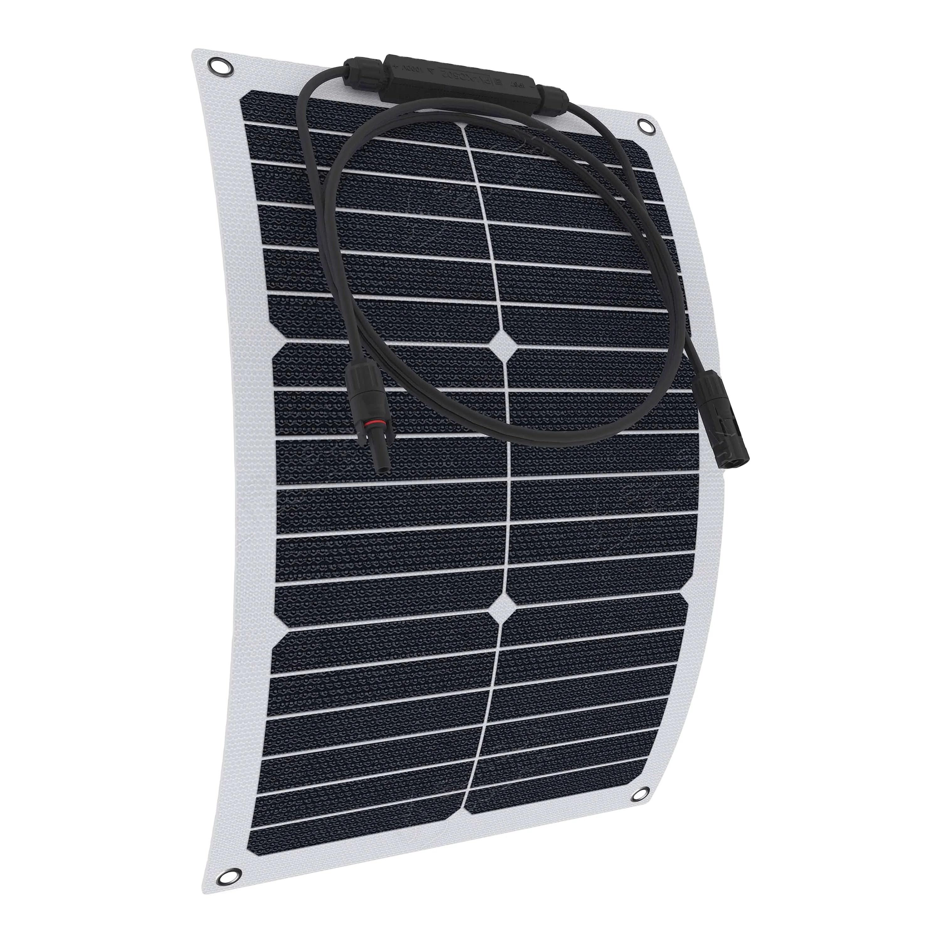 Полугибкие солнечные панели ETFE/PET OEM/ODM для морских фургонов, 20 Вт