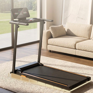 Tapis roulant domestique haut de gamme avec fonction de montée en pente, écran intelligent à 3 fenêtres, moteur silencieux sans balais, bande de course à 4 couches - Product Image 1