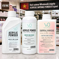 VOFINE Kit de poudre acrylique en vrac personnalisé pour ongles, poudre à tremper pour ongles, kit de poudre acrylique pour ongles