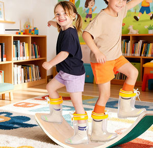 プロ仕様の木製バランスボード、体幹強化、安定性、バランス練習用デスクアクセサリー - Product Image 5