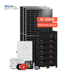 Eitai toàn bộ 50kw 100kw 3 giai đoạn năng lượng mặt trời hệ thống bảng điều khiển 60kw 75Kw 80kw 100kwh lai năng lượng mặt trời năng lượng 50kwh 100kwh hoàn chỉnh Kit - Product Image 1