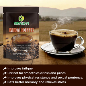 OEM/ODM Poudre de café instantané au maca noir et au collagène, stimulant d'énergie, de libido et de résistance, équilibre hormonal pour les amateurs de sport - Product Image 5