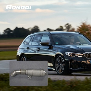 ท่อดาวน์ไปป์สแตนเลส 304 แบบไหลสูง สำหรับ 240i 340i 440i F30 F32 B58 3.0T พร้อมแผ่นกันความร้อน - Product Image 2