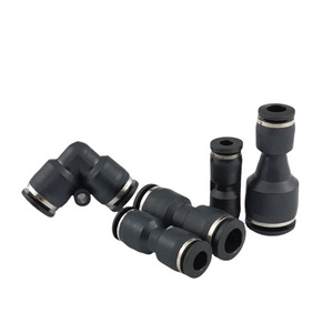 Pneumatic Hose <b>Connector</b> <b>Quick</b> Coupler PG PU PV 4 6 8 10 12mm Straight And Right Angle For Air Tube - Product Image 3