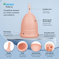 Coupelle menstruelle en silicone de qualité médicale, grande capacité, anti-fuite, réutilisable, pour flux abondant, vente en gros fabricant