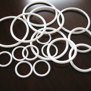 Guarnizione O-<span class=keywords><strong>Ring</strong></span> Piatta in PTFE Bianco Personalizzata OEM con Media Abrasività e Spessore Personalizzato - Product Image 3