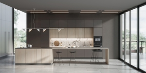 Gabinetes de Cocina de Diseño Moderno Angel Grace, Madera Sólida con Puerta Estilo Shaker de MDF, Muebles Modulares Resistentes al Agua y Ecológicos - Product Image 3