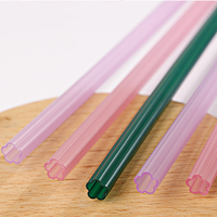 Pailles à boire réutilisables écologiques en forme de fleur, accessoires de bar, cadeaux de fête, personnalisables, en plastique PP certifié LFGB