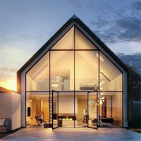 D-top CE NFRC ROHS fenêtre à panneau fixe en aluminium baie vitrée fixe en aluminium grande fenêtre fixe pour la maison