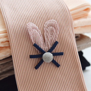 2022 Spring Autumn Winter Good Quality Supplier Children 100% Cotton Kids Children Girls <strong>Ribbed</strong> Baby <strong>Tights</strong> Pantyhose - Product Image 3