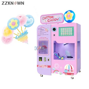 Sugar Candy Floss Marshmallow Cotton Candy Machine For Kids Gift Cotton Candy Commercial Vending Machine