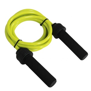 Trọng lượng nhẹ tốc độ jump <span class=keywords><strong>rope</strong></span> cho tập thể dục nhà PVC với mềm bọt xử lý và mang các tính năng có thể điều chỉnh nặng Bỏ qua dây - Product Image 1