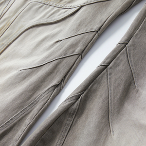 <span class=keywords><strong>Jeans</strong></span> Baggy da <span class=keywords><strong>Uomo</strong></span> Streetwear Vintage a Gamba Larga 100% Cotone Denim Effetto Usurato <span class=keywords><strong>Vita</strong></span> Media con Cerniere OEM & ODM - Product Image 4