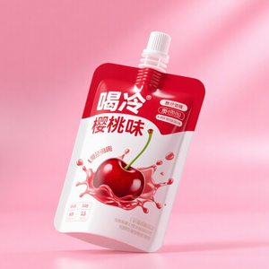 Sacchetto per Alimenti per Bambini in Plastica EVOH-PE <span class=keywords><strong>con</strong></span> Beccuccio Stampato in Rotocalco, Doppio Strato Trasparente Riciclabile per Latte e Gelatina - Product Image 2
