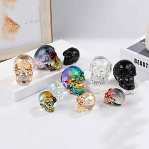 Décoration Squelette en Cristal Halloween Blanc Coloré Ornement Anniversaire Noël Fête des Mères Saint-Valentin Mariage Cadeau Vente en Gros OEM - Product Image 1