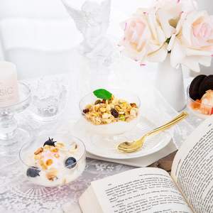 Gobelets en plastique jetables avec couvercles Emballage de tasse à café personnalisée pour thé à bulles Yaourt carré en plastique Pudding Fruit Cums pp - Product Image 5